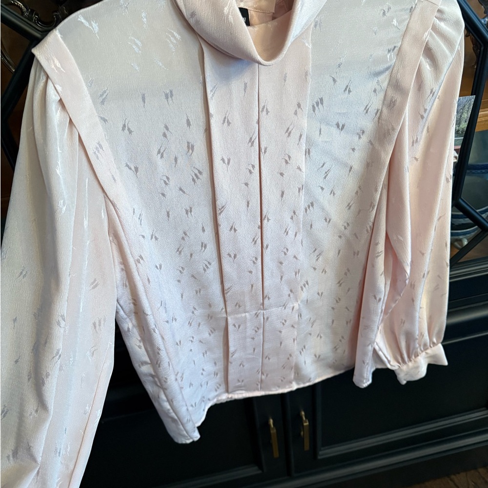 Vintage Elegant Pink Women's Top